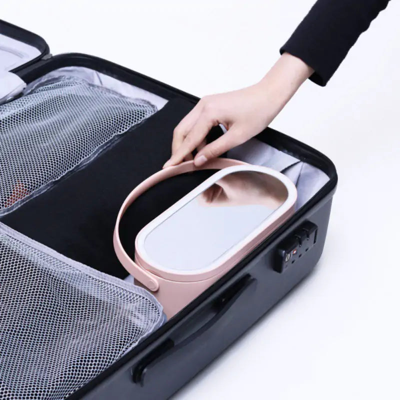 LED Lighted Makeup Travel Organizer