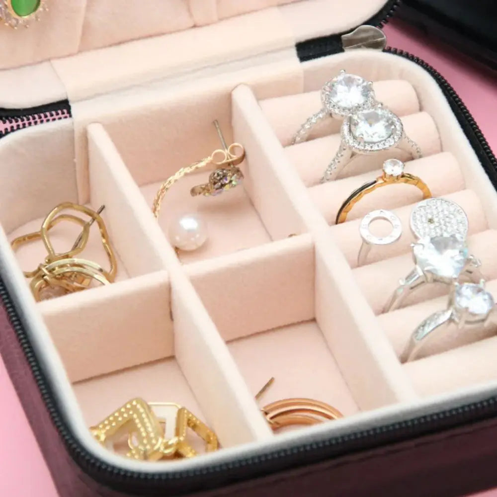 Mini Travel Jewelry Storage Box