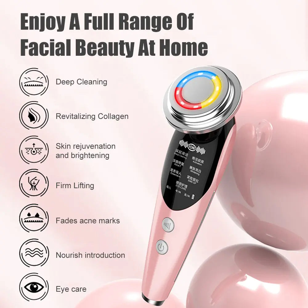 Microcurrent Skin Rejuvenation Face Massager