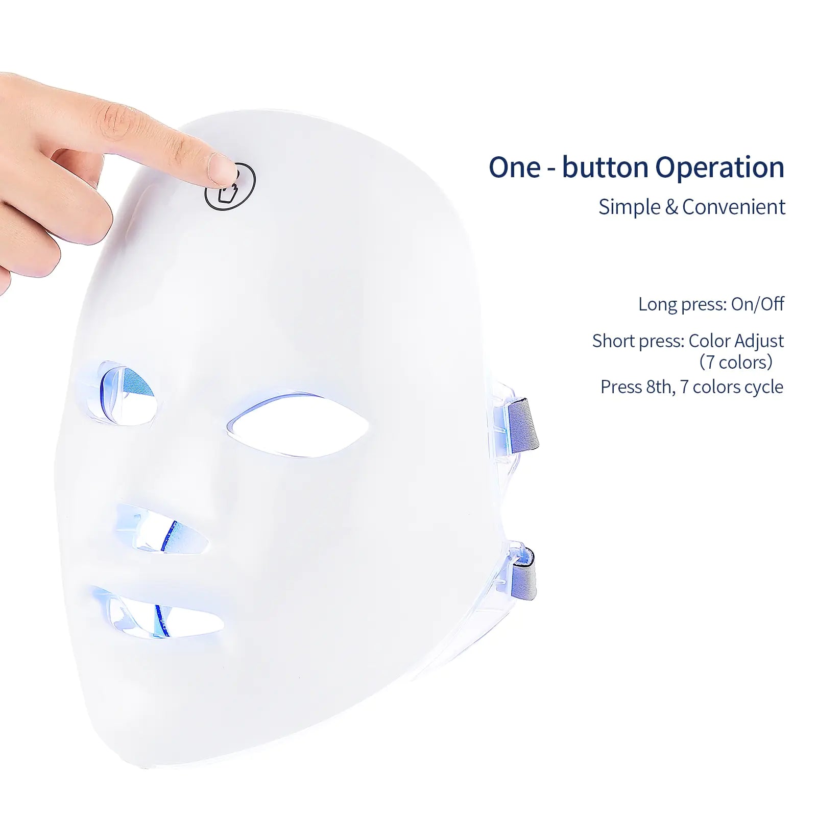 LED Red Light Therapy Face Mask